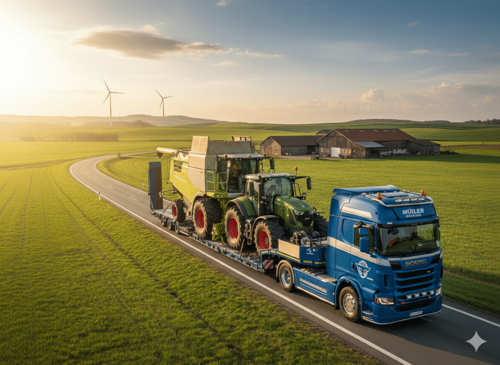 Landmaschinen-Transporte Landmaschinen Transporte bei Müller Spedition